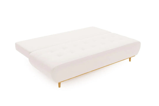 Canapé velours CASANOVA Amaro beige — photo produit