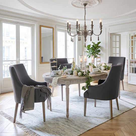 Chaise avec accoudoirs Loberon Hyeres