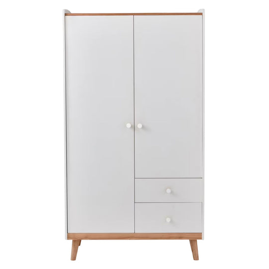 Armoire 2 portes VERTBAUDET Confetti blanc