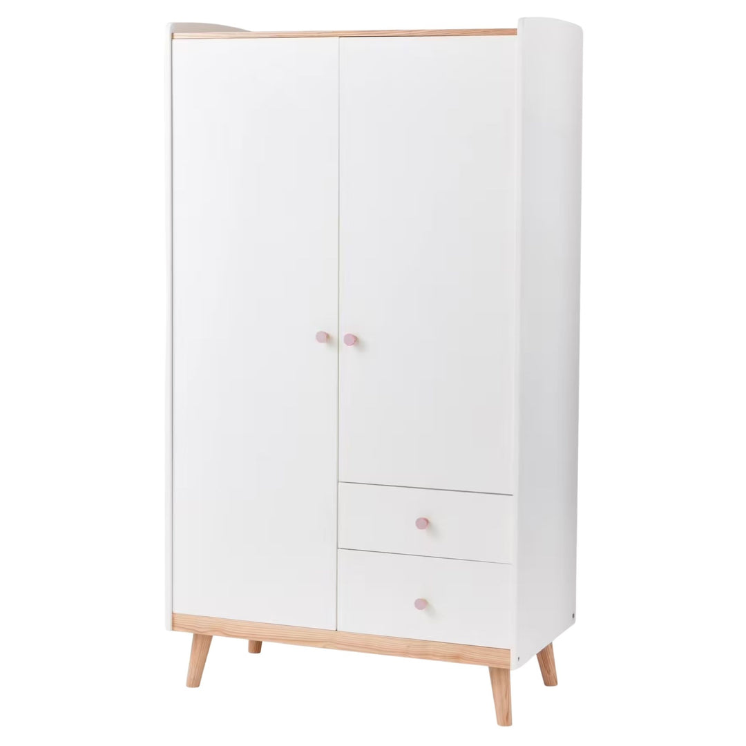 Armoire 2 portes VERTBAUDET Confetti blanc