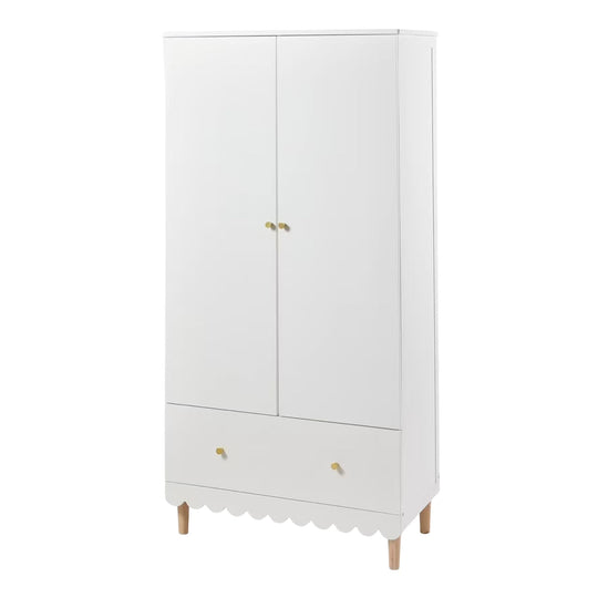 Armoire 2 portes VERTBAUDET Feston blanc
