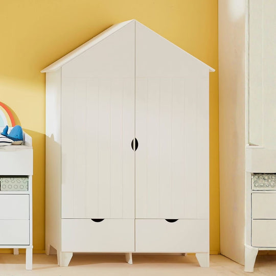 Armoire 2 portes VERTBAUDET Holidays XL blanc