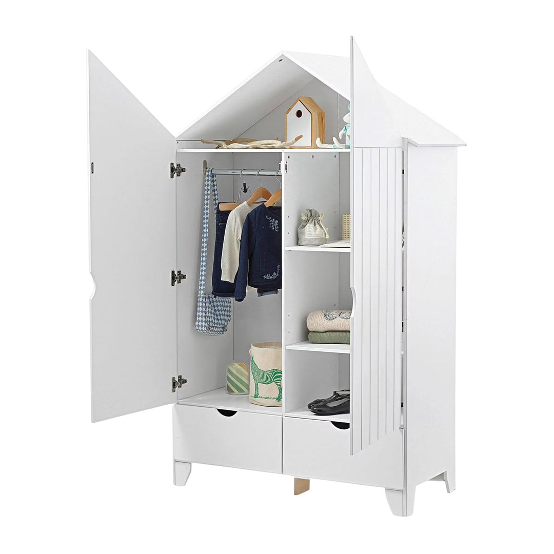 Armoire 2 portes VERTBAUDET Holidays XL blanc