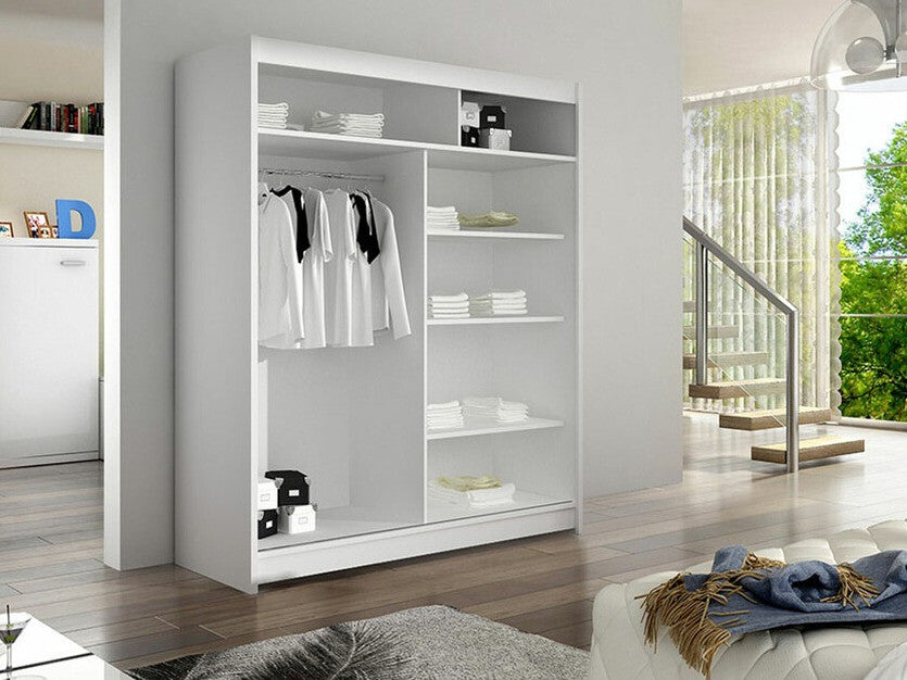 Armoire MOBILIER 1 Closico 151 (Blanc + Chêne Artisan)