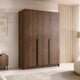 Armoire MOBILIER 1 Closico Decoron I (Noyer+ Noir)
