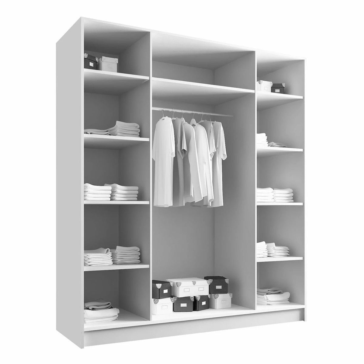 Armoire MOBILIER 1 Closico Navor I (Noyer)