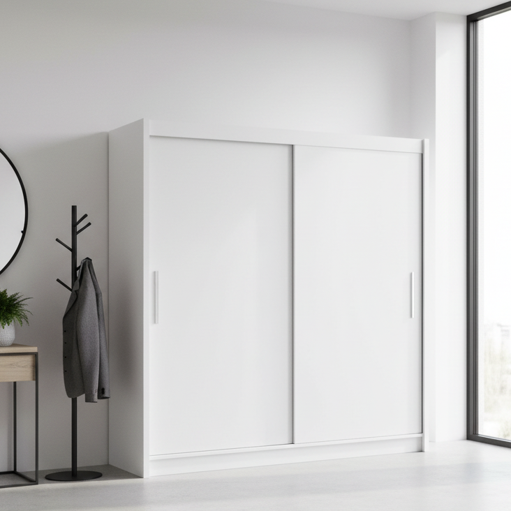Armoire MOBILIER1 Closico Pallor I Blanc jamais utilisée