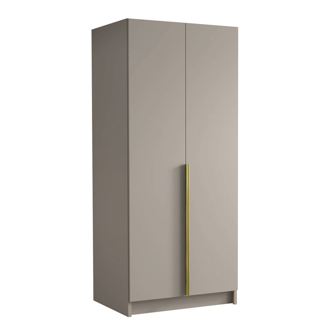 Armoire MOBILIER 1 Closico Staton I (Cachemire + Doré)