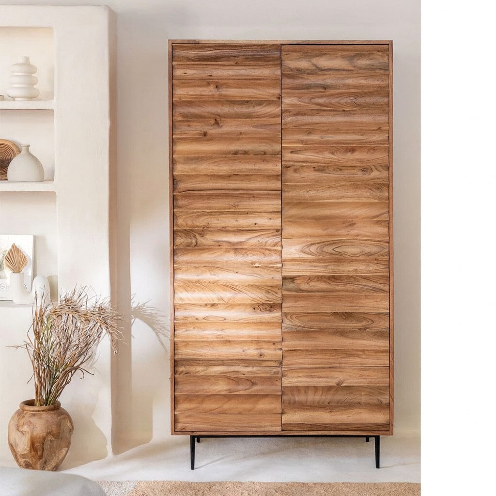 SKLUM- Armoire en bois d'acacia Petter