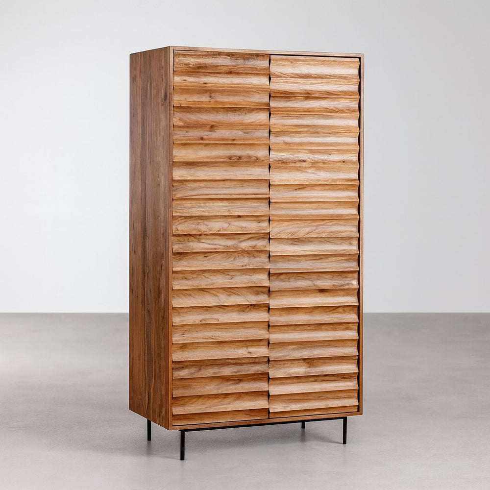 SKLUM- Armoire en bois d'acacia Petter