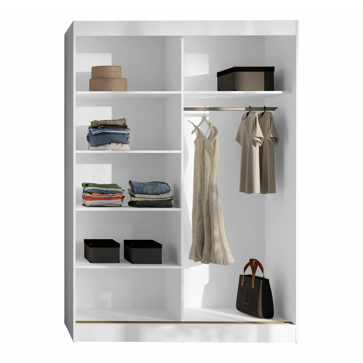 Armoire MOBILIER 1 Toledo 132 (Cachemire)
