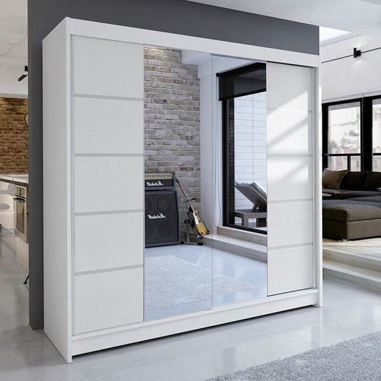 Armoire MOBILIER 1 Closico Cavaris V (Blanc) — photo produit