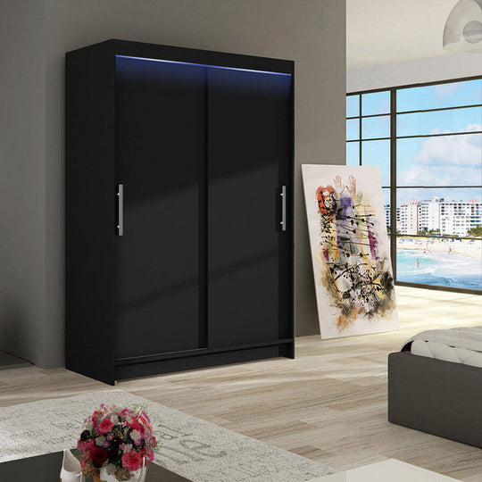 Armoire MOBILIER 1  Closico Pacron I Noire — photo produit