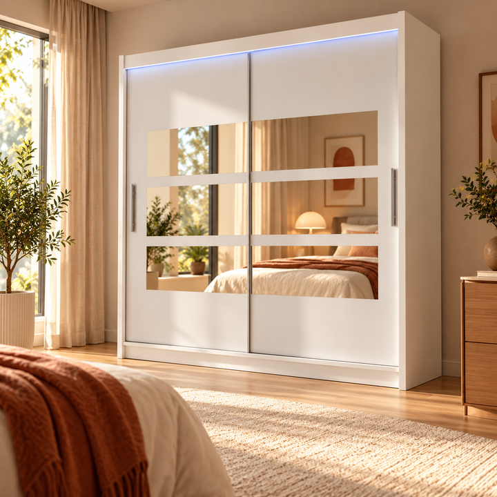 Armoire MOBILIER 1 Closico Pallor III (Blanc)