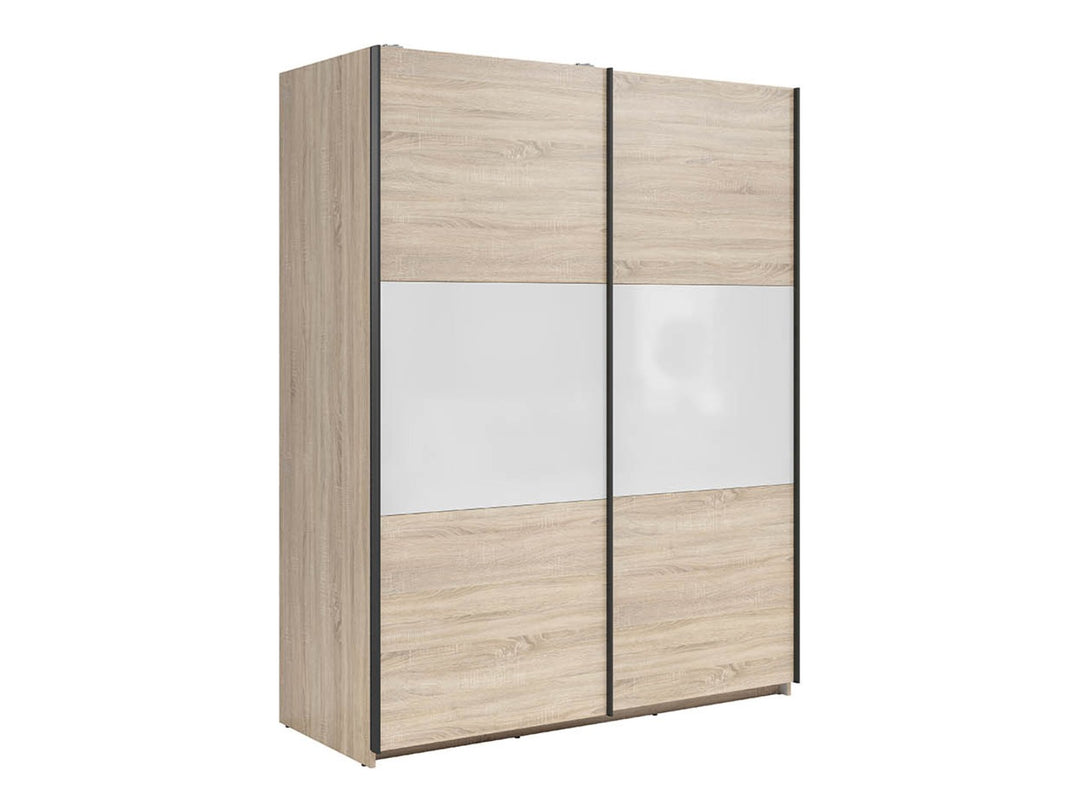Armoire MOBILIER 1 Livevaro 117 (Sonoma chêne + Blanc) — photo produit