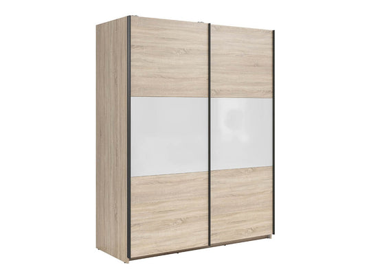 Armoire MOBILIER 1 Livevaro 117 (Sonoma chêne + Blanc) — photo produit