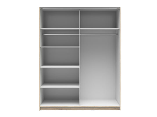 Armoire MOBILIER 1 Livevaro 117 (Sonoma chêne + Blanc) — photo produit
