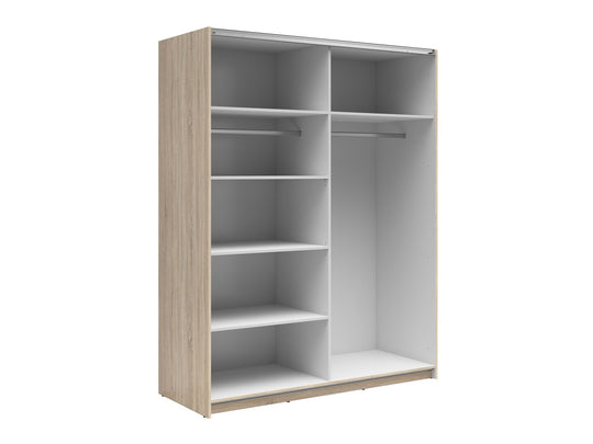 Armoire MOBILIER 1 Livevaro 117 (Sonoma chêne + Blanc) — photo produit
