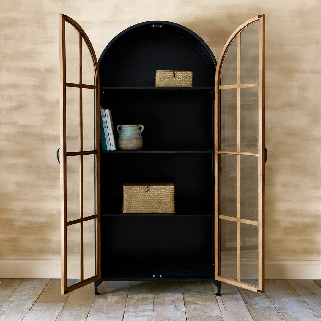Armoire LOBERON Mardilly en fer et pin — photo produit