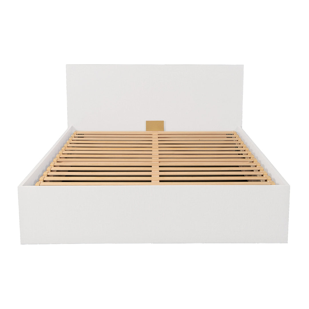 Lit coffre MADRID 140x200 blanc