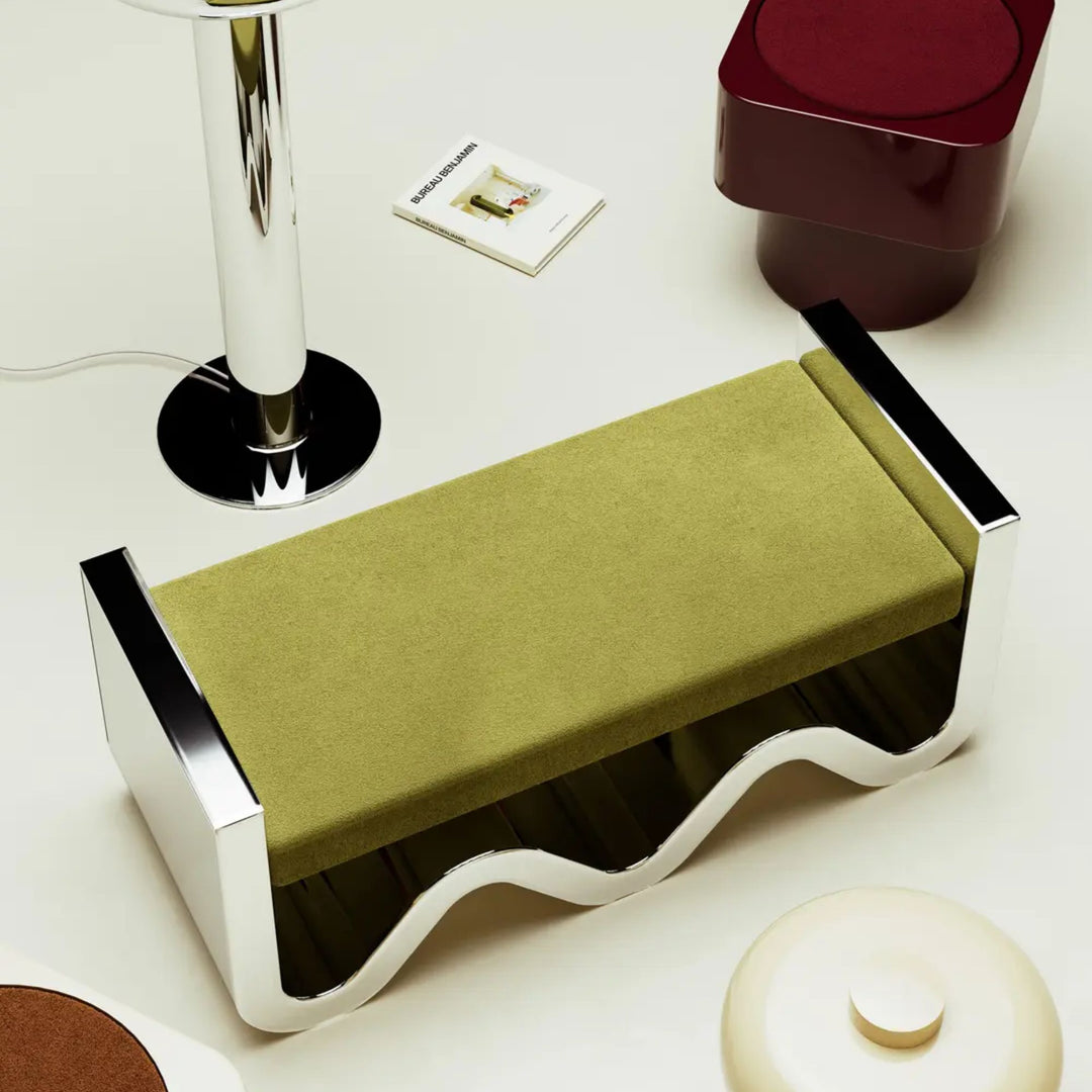 Banc BUREAU BENJAMIN Vague 100cm