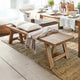 Banc en bois massif LOBERON Amherst 4 places — photo produit
