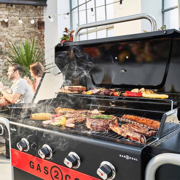 Barbecue hybride gaz et charbon Gas2Coal 440 Char-Broil — photo produit