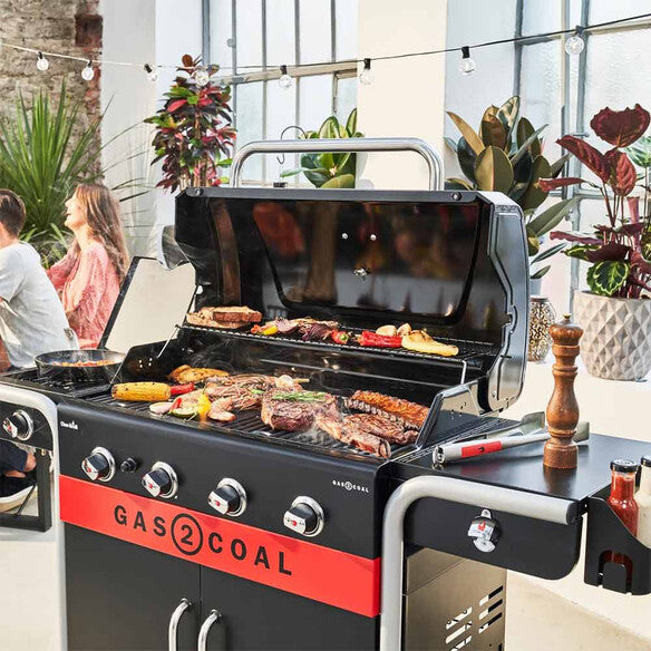 Barbecue hybride gaz et charbon Gas2Coal 440 Char-Broil — photo produit