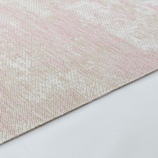 Tapis d'Extérieur/Intérieur Moderne Beige/Mauve Comal