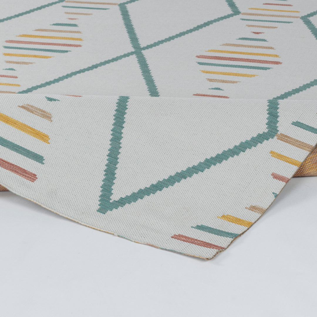 DAURA Tapis d'Extérieur/Intérieur Moderne Multicolore/Jaune Moutarde 200x275