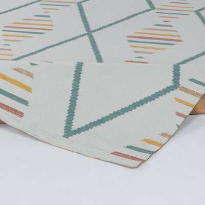 DAURA Tapis d'Extérieur/Intérieur Moderne Multicolore/Jaune Moutarde 160x213