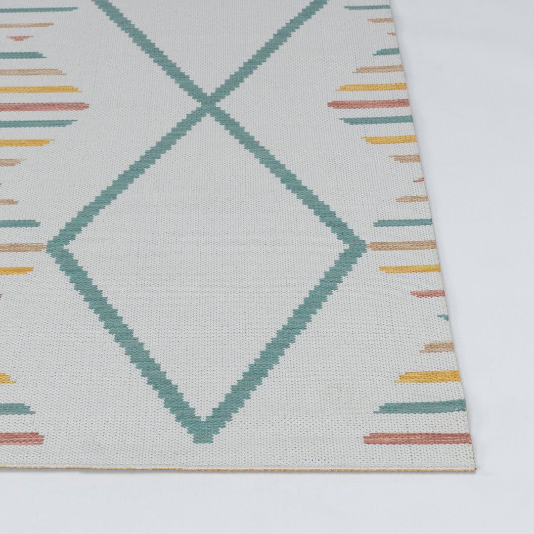 DAURA Tapis d'Extérieur/Intérieur Moderne Multicolore/Jaune Moutarde 160x213