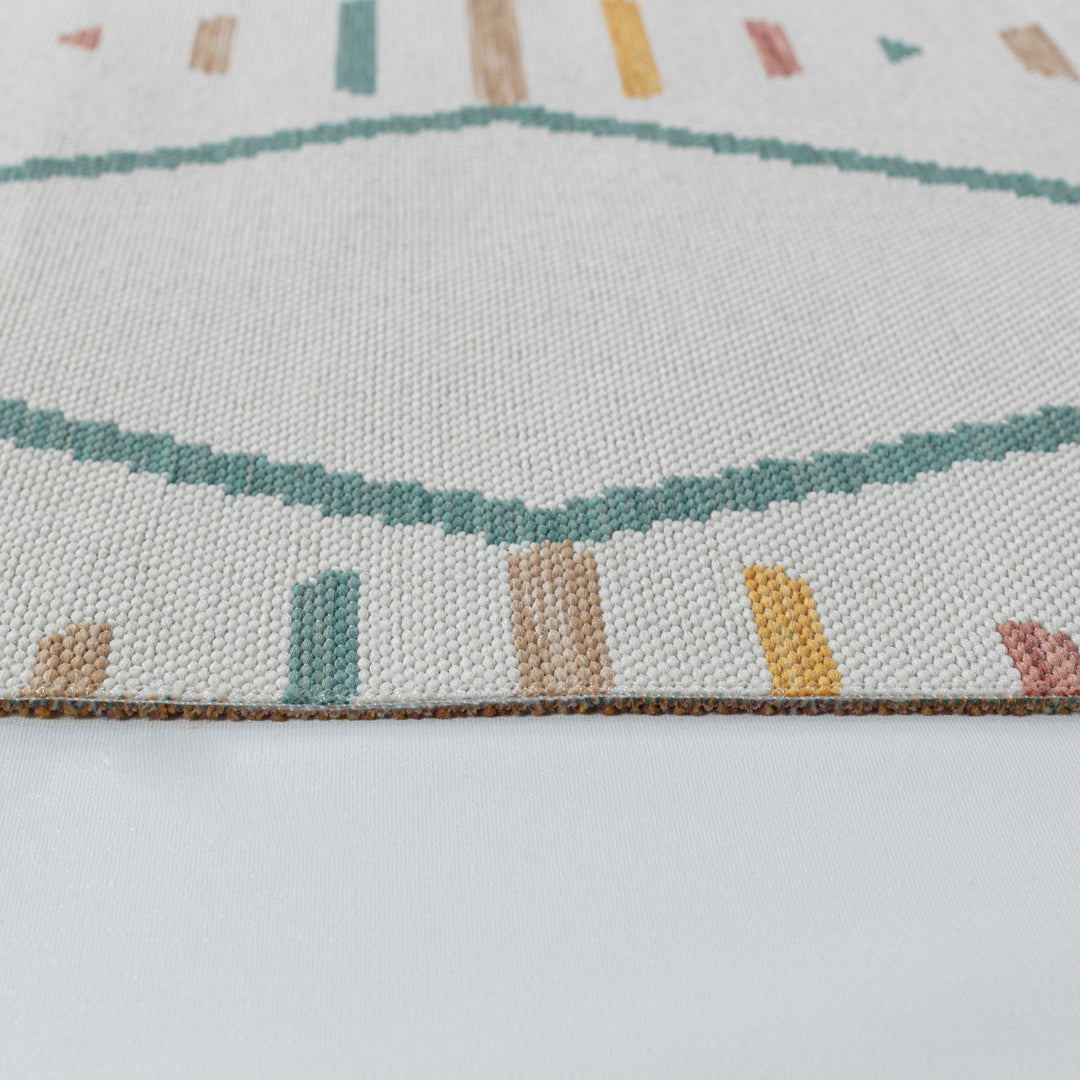 DAURA Tapis d'Extérieur/Intérieur Moderne Multicolore/Jaune Moutarde 200x275