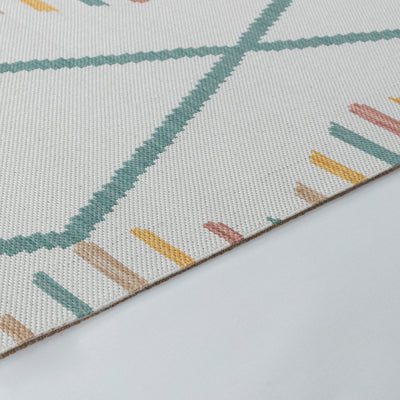 DAURA Tapis d'Extérieur/Intérieur Moderne Multicolore/Jaune Moutarde 160x213