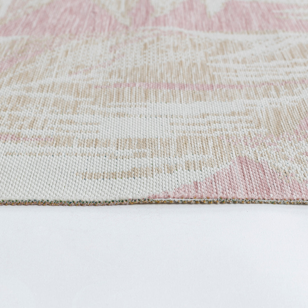 Tapis d'Extérieur/Intérieur Bohème Beige/Mauve