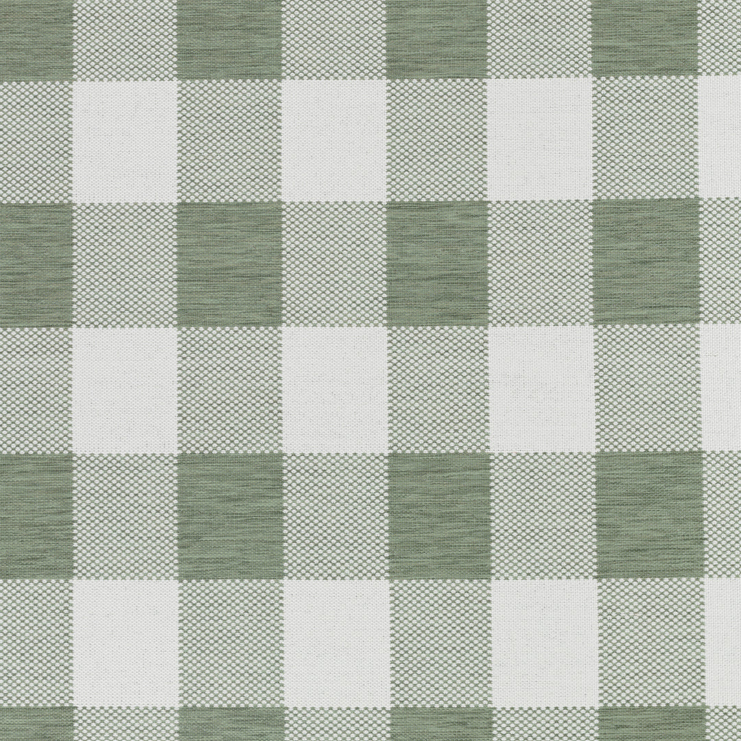 Tapis d'Extérieur/Intérieur à Carreaux Vert/Ivoire  Goris
