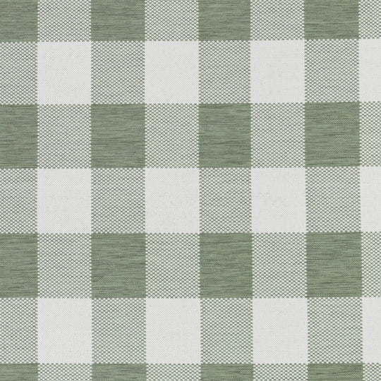 Tapis d'Extérieur/Intérieur à Carreaux Vert/Ivoire  Goris