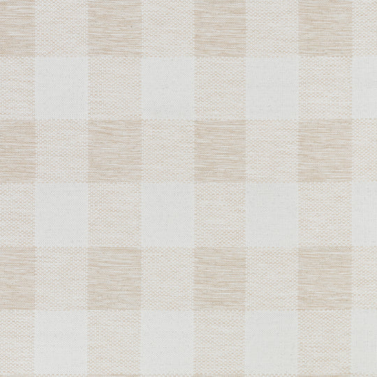 Tapis d'Extérieur/Intérieur à Carreaux Beige Clair/Ivoire Goris