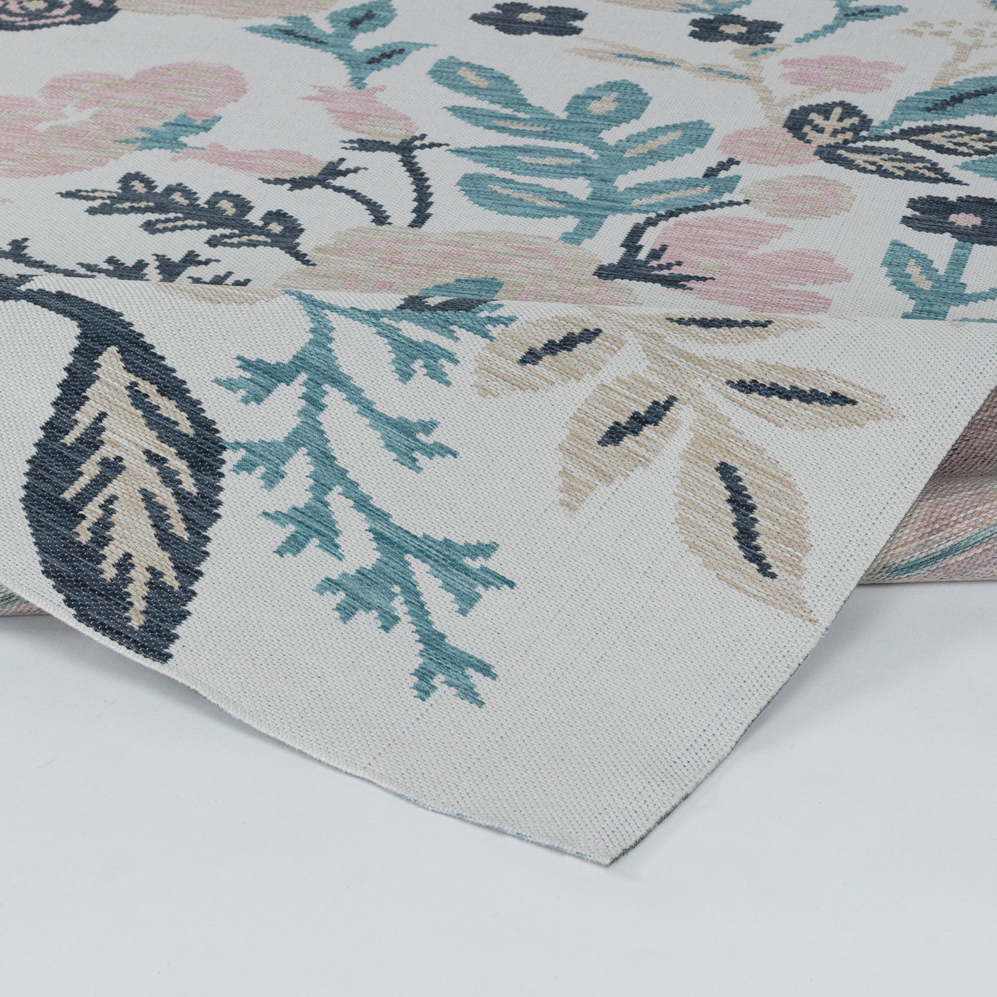 Tapis d'Extérieur/Intérieur Multicolore/Bleu Clair Jammu