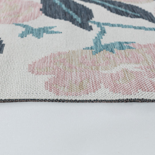 Tapis d'Extérieur/Intérieur Multicolore/Bleu Clair Jammu
