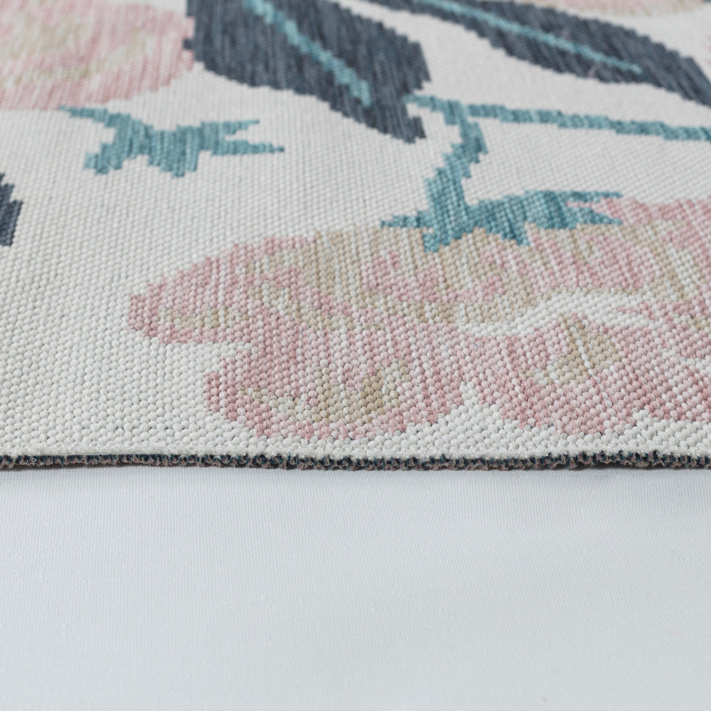 Tapis d'Extérieur/Intérieur Multicolore/Bleu Clair Jammu