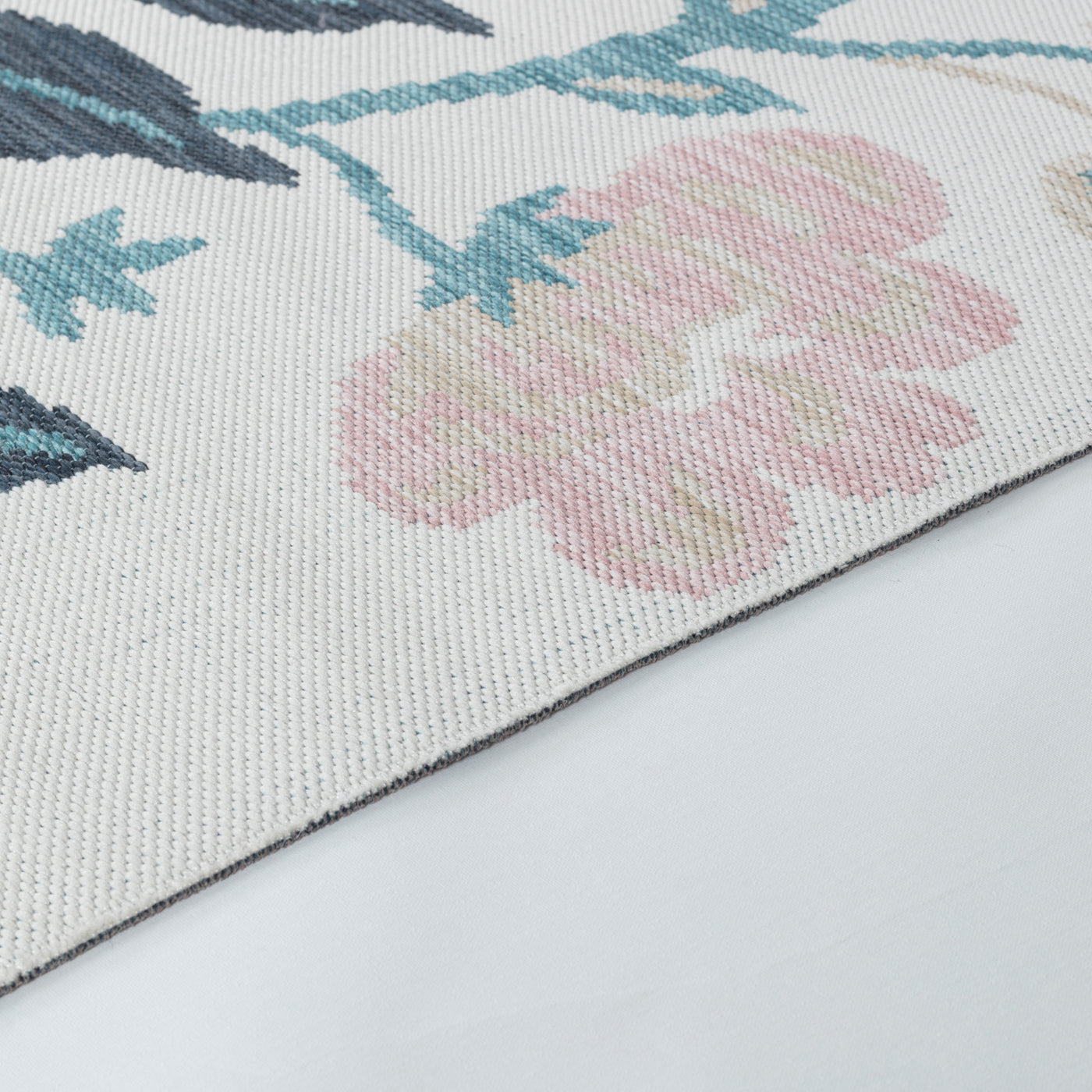 Tapis d'Extérieur/Intérieur Multicolore/Bleu Clair Jammu