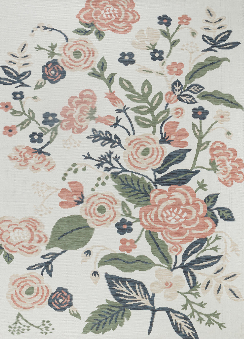 Tapis d'Extérieur/Intérieur Multicolore/Vert Jammu