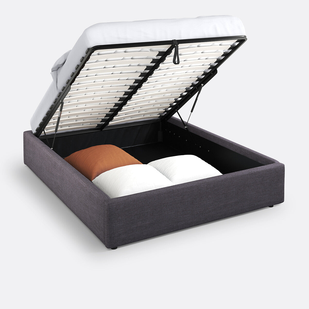 Lit coffre 140x190cm avec sommier relevable, Papilla La Redoute Interieurs