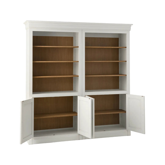 Bibliothèque CAMIF Embellie bois massif 4 portes