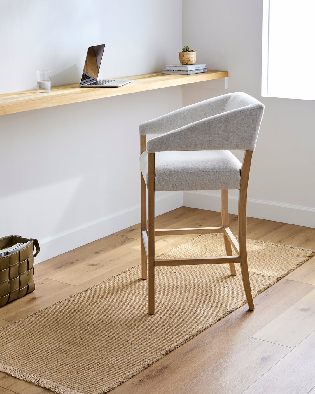 Becki Owens x Surya Tapis de Couloir en Jute Marron Clair Levin