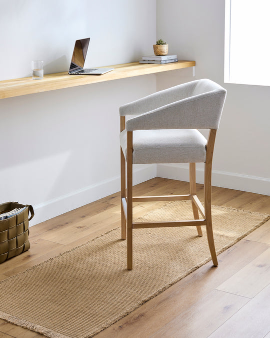 Becki Owens x Surya Tapis de Couloir en Jute Marron Clair Levin