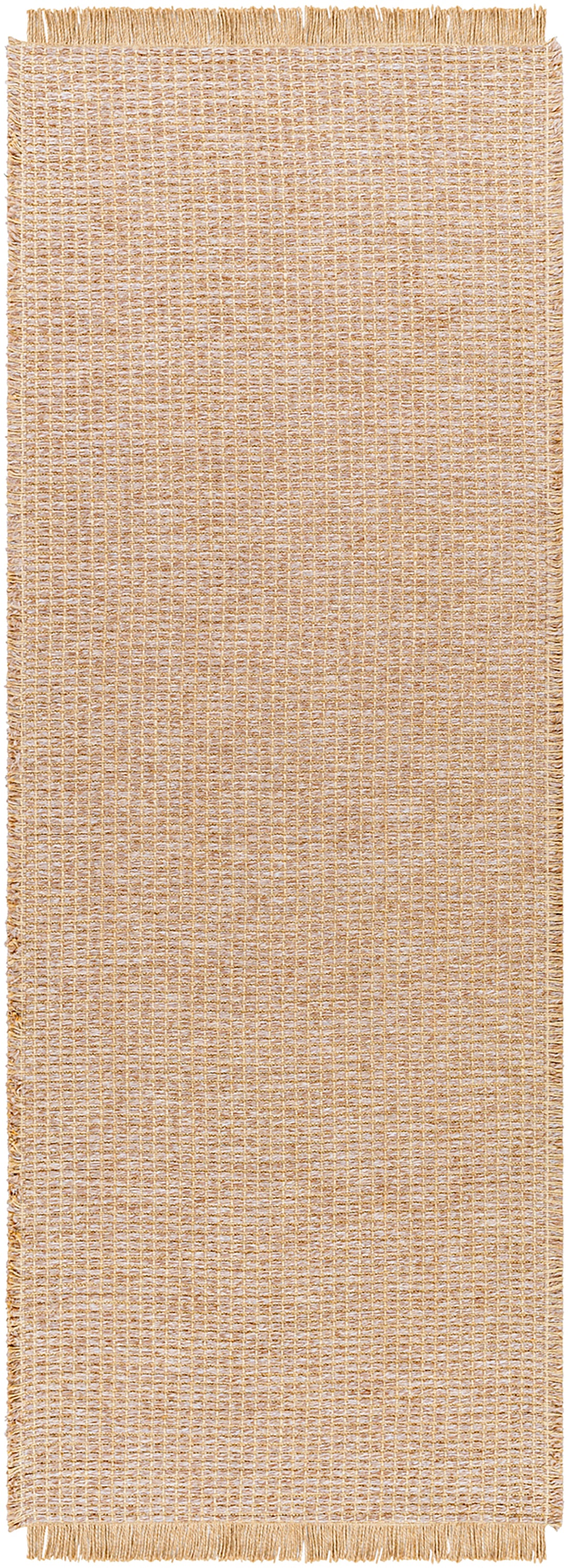 Becki Owens x Surya Tapis de Couloir en Jute Marron /Brun Levin