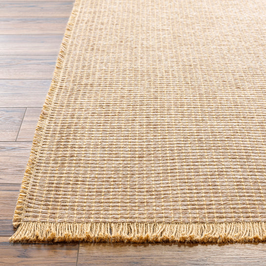 Becki Owens x Surya Tapis de Couloir en Jute Marron /Brun Levin