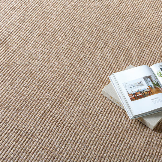 Becki Owens x Surya Tapis de Couloir en Jute Marron /Brun Levin